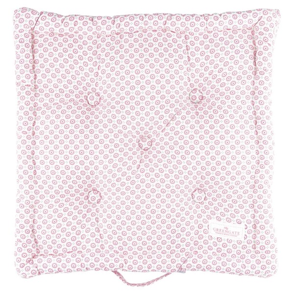 GREEN GATE Prešívaný podsedák Narina Pale Pink 50 x 50 cm