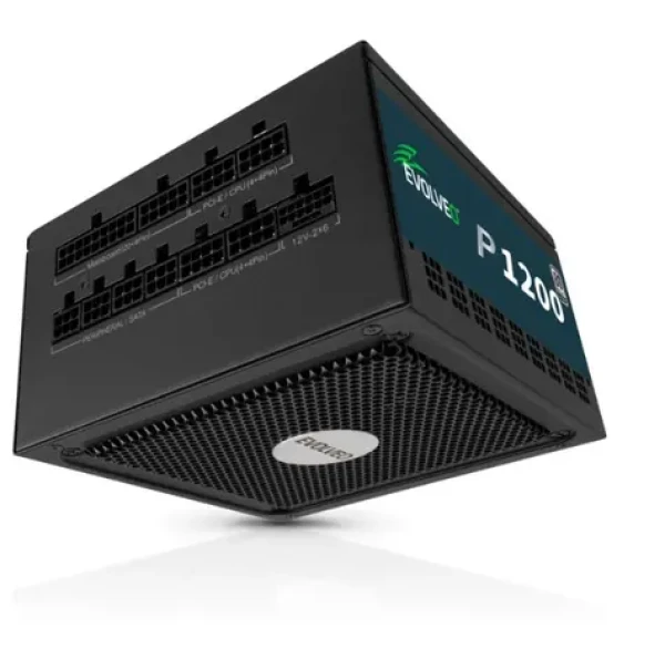 Evolveo P1200 čierna / zdroj ATX 3.1 / 1200W / 80 PLUS Platinum / modulárny (P1200-BK)