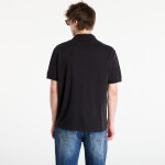 Tričko LACOSTE Short Sleeved Ribbed Collar Shirt Black 6