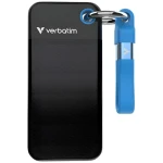 Verbatim Pocket SSD 128 GB čierno-modrá / Externý SSD / USB-C 3.2 Gen 2 / R: 1000 MB/s / W: 1000 MB/s (32433)