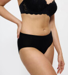 SENSE OF COTTON - Bezšvové midi nohavičky z organickej bavlny Triumph BLACK 42