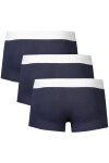 3PACK Pánske boxerky Bikkembergs tmavomodré L