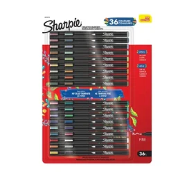 Sharpie Akrylové popisovače / Popisovač / Okrúhly hrot / Jemný / 36 ks / Mix farieb (2223315)