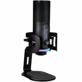 Streamplify MIC PRO čierna / Stolný mikrofón / kondenzátorový / RGB / USB (SPMC-P3C327.11)