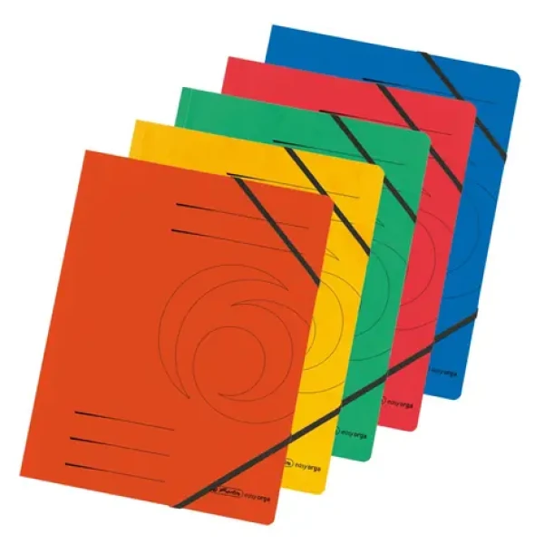 Herlitz Dosky s gumičkou cez roh A4 / farebné / 5ks (10902872)