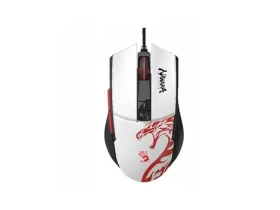 A4Tech Bloody L65 Max Naraka biela / Herná optická myš / 12000 DPI / 78 g / RGB / USB (A4TMYS47526)