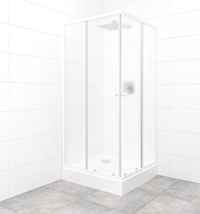 SAT - Set sprchovacieho kúta a vaničky, štvorec 90x90 cm Multi Basic SIKOBKMUQ90CH0 SIKOBKMUQ90CH0