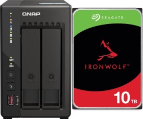 Qnap TS-253E-8G + Seagate IronWolf 10TB (ST10000VN000)