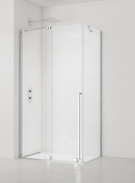 Sprchovací kút obdĺžnik 140x80 cm SAT Walk-In Xmotion SATBWIXM140STE80