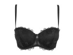 Podprsenka Lace 163181 CC204 00020 čierna - Emporio Armani 80A černá