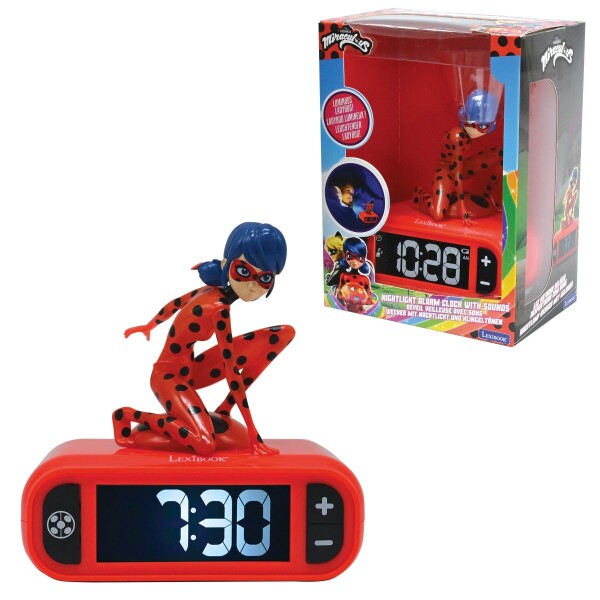 Lexibook Budík Čarovná Lienka so svietiacou figúrkou