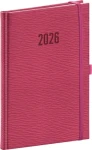 NOTIQUE Týždenný diár Rivoli 2026, ružový, 15 x 21 cm (PGD-TA5RI-6017)