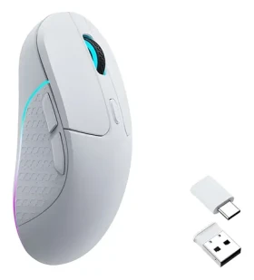 Keychron M3 Wireless biela / Herná bezdrôtová myš / optická / 26 000 DPI (M3-A3)