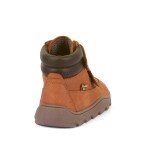 Detské zimné barefoot topánky ZERU TEX Cognac, Froddo, G2110150-3, hnedá - 32