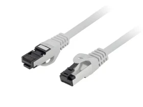 Lanberg CAT8.1 S/FTP 0,5 m šedá / Patch kábel / 40 Gb/s / LSZH / RJ-45 (PCF8-10CU-0050-S)