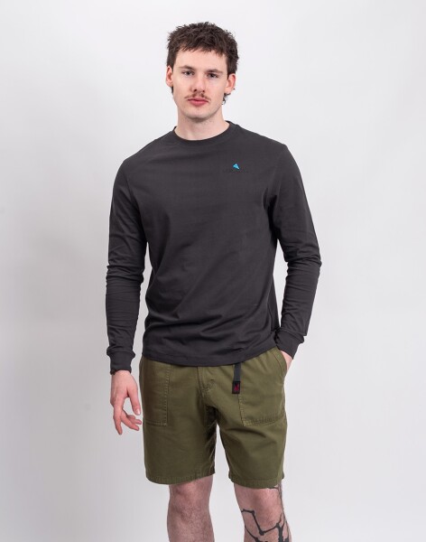 Klättermusen Root Logo LS Tee M's 961 Raven M