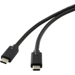MicroConnect USB-C 3.2 Gen2x2 čierna / Kábel / USB-C (M) - USB-C (M) / 1 m / 20 Gbit/s (DOCKUSB3.2CC1)