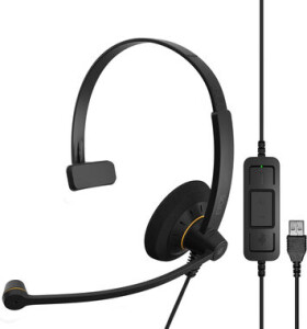 EPOS Sennheiser IMPACT SC 30 čierna / Pre callcentrá / headset / mikrofón / USB (1000667)