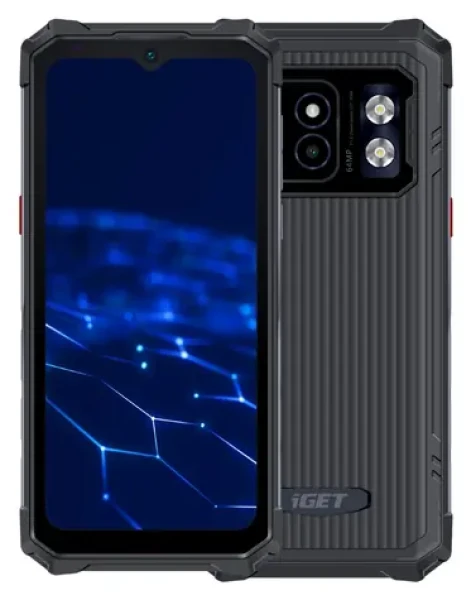 IGet T2 8+256GB čierna / odolný telefón / 6,59 "/ IP68 / BT / DualSIM / 64MP +16MP / 10800 mAh (84008202)