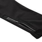 Dětské rychleschnoucí softshellové kalhoty ALPINE PRO ABARO black