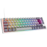 Ducky One 3 Cherry MX-Ergo-Clear šedá / herná klávesnica / podsvietená / mechanická / drôtová USB-C / DE (DKON2167ST-EDEPDMIWHHC1)