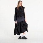 Tričko Y-3 Dip Dye Cinched Drape T-Shirt Black S