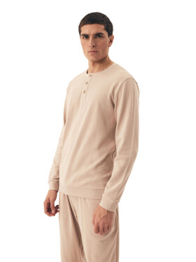 Pánske pyžamo 42638 Desert beige - HENDERSON tělová 3XL