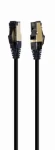 Gembird PP8-LSZHCU CAT8 SFTP 3M čierna / Patch kábel / RJ45 (PP8-LSZHCU-BK-3M)
