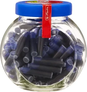 Herlitz Atramentové náplne v skle / 100 ks / modrá (8541161)