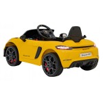 Mamido Elektrické autíčko Porsche Spyder RS ​​718 lakované žlté
