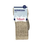 Zimné unisex ponožky NORWEGIAN STYLE SOCKS - BELLINDA 39-42 béžová/mocca