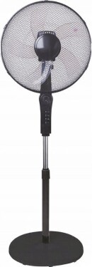 UN ventilátor PODŁOGOWY 40CM Čierny s obládaním