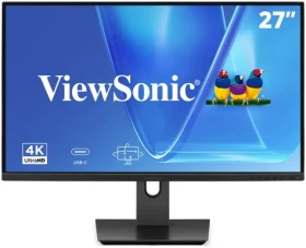 27" ViewSonic VG2719U-4K čierna / Monitor / IPS / 3840 x 2160 / 60 Hz / 350 cd/m2 / 2x HDMI + DP + USB-C / VESA / repro (VG2719U-4K)