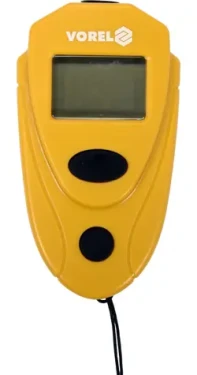 Vorel Tester hrúbky laku / Merač hrúbky náteru / 0-2 mm / presnosť ±2 % / CR2032 (TO-81731)