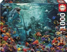Educa Puzzle Poseidon na korálovom útese /1000 dielikov/ od 14 rokov