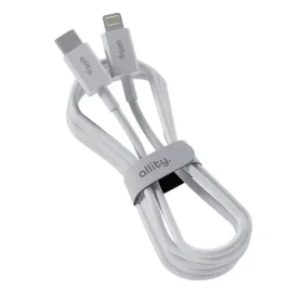 Allity AUC-03 Dátový kábel USB-C/Lightning 1m 27W biela (DATUSBC27WALL01WH)