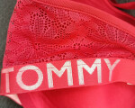 Dámska podprsenka UW0UW01185 bordová - Tommy Hilfiger 70C