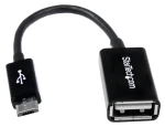 StarTech UUSBOTG / OTG adaptér / Micro USB na USB-A / samec / samica / 0,13 m (UUSBOTG)