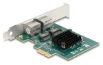 DeLock PCI Express x1 / Sieťová karta / 2x Gigabit LAN RJ-45 / šedá (88206)