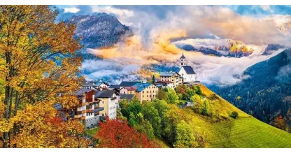 Castorland 400164 Puzzle Colle Santa Lucia, Taliansko