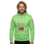 Geografická mikina Nórsko Gymclass 054 Pop M WW4181H/GN-Flashy green pánska L