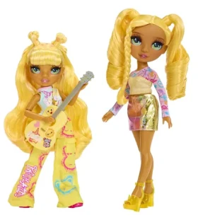 MGA Rainbow High Junior FASHION bábika v rockovej kapele - Sunny