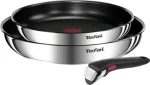 TEFAL Non-Stick / Sada panvíc / 3 ks / 24 28 cm / nepriľnavý povrch / nerezová oceľ (L897S374)