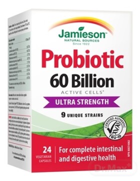 JAMIESON Probiotic 60 billion ultra strength 24 kapsúl