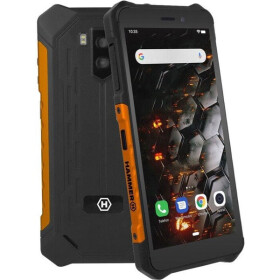 MyPhone Hammer Iron 3 LTE 1+16GB čierno-oranžová / EU distribúcia / 5.5 / 16GB / Android 9.0 (TELMYAHIRON3LOR)