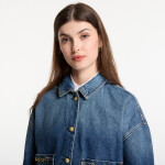 Bunda Tommy Hilfiger Cropped Jacket Cam Mid Cam Mid L