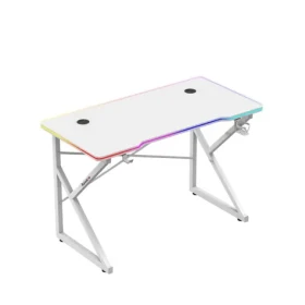 Huzaro Hero 1.7 RGB biela / Herný stôl / 120 x 60 x 75 cm (HZ-HERO 1.7 RGB WHITE)