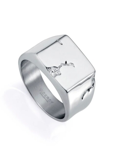 Viceroy Štýlový pánsky prsteň z ocele Beat 15165A02 64 mm