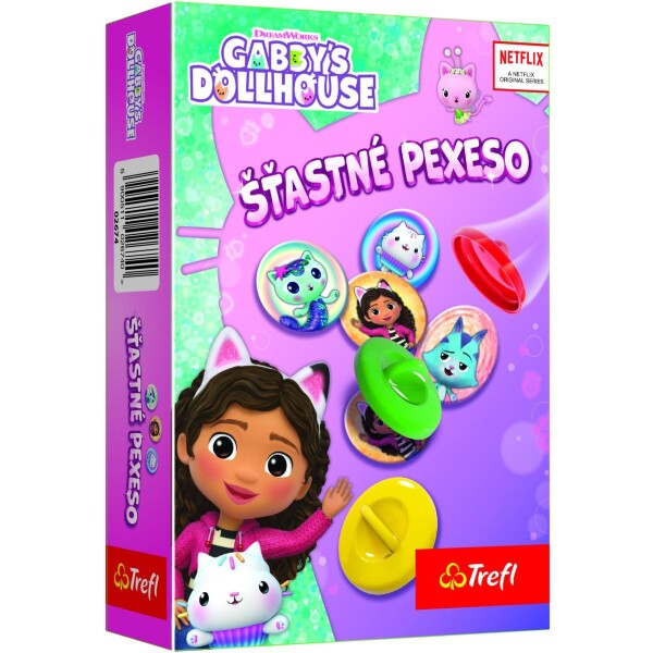 Trefl Šťastné pexeso Gábinčin kouzelný domeček