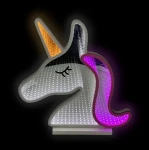 2Kids Toys LED NEON LIGHT lampička Jednorožec (2D98115)